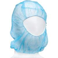 Cagoule jetable, Polypropyl&egrave;ne, Bleu Equipex