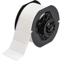 B33 Series Printer Labels, Paper, 2" L x 1" H, White Equipex