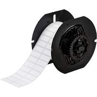 B33 Series Chemical Resistant Laboratory Labels, Polyester, 1" L x 0.375" H, White Equipex