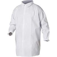 KleenGuard A20 Lab Coats, SMS, White, Small Equipex