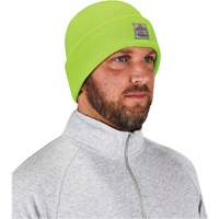 Bonnet en tricot c&ocirc;tel&eacute; N-Ferno, Taille unique, Vert lime haute visibilit&eacute; Equipex