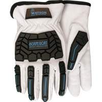 Scape Goat Insulated Impact Gloves, Small, Goatskin Palm, Slip-On Cuff Equipex