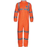 HV High Visibility Coveralls with Collar, Small, Orange, Tyvek&reg; 500 Equipex