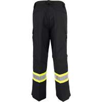 All-Season High Visibility Ventilated Pants, Poly-Cotton, 50, Black Equipex