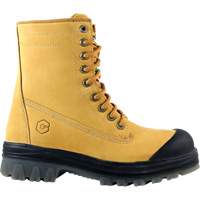 Dynamic Work Boots, Leather, Steel Toe, Size 7 Equipex