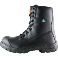 Attack Work Boots, Leather, Steel Toe, Size 7 Equipex