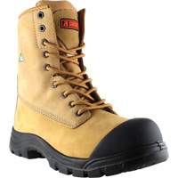 Attack Work Boots, Leather, Steel Toe, Size 7 Equipex