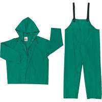 Dominator Limited Flammability Rain Suit, Large, Green Equipex