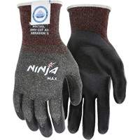 Gants r&eacute;sistant aux coupures Max Ninja, Taille Grand, Calibre 10, Rev&ecirc;tement Bipolym&egrave;re, Enveloppe en Dyneema, ASTM ANSI niveau A3 Equipex