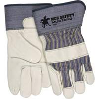 Gants dajusteur Mustang, Grand, Paume en Cuir fleur de vache, Doublure en Molleton Equipex