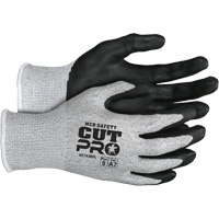 Gants r&eacute;sistant aux coupes Safety Cut Pro, Taille Grand, Calibre 13, Rev&ecirc;tement Bipolym&egrave;re, Enveloppe en PEHP, ASTM ANSI niveau A7 Equipex