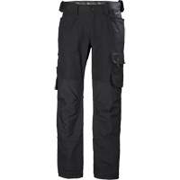 Pantalons de travail Oxford, Coton, Noir, Taille 30 Equipex