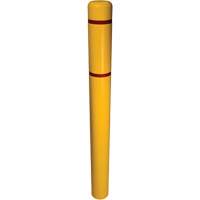 Couvre-bollard, 6" dia. x 52" l, Jaune Equipex