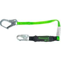 Miller&reg; HP Shock-Absorbing Lanyard, 4', Locking Rebar Hook Center, Locking Snap Hook Leg Ends, Polyester Equipex