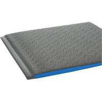 Tapis ergonomiques Wear-Bond Comfort-King, Rugueux, 2' x 3' x 9/16", Gris, Mousse de vinyle Equipex