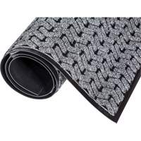Tapis d'accueil Performance Tire-Track, Essuie-pieds/grattoir, 4' x 8' x 3/8", Gris Equipex