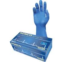 Gant d'examen extra long SilkTex XPL, Petit, Latex, 13 mils, Sans poudre, Bleu, Classe 2 Equipex