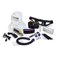 Versaflo Powered Air Purifying Respirator Easy Clean Kit, Loose Fitting Hood & Faceshield, Lithium-Ion Battery Equipex
