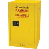 Armoire pour produits inflammables, 12 gal., 1 Porte(s), 23" La x 35" h x 18" p Equipex