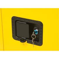 Armoire pour produits inflammables, 12 gal., 1 Porte(s), 23" La x 35" h x 18" p Equipex