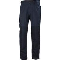 Pantalons d'entretien Oxford, Poly-coton, Bleu marin, Taille 30, Entrejambe 30 Equipex