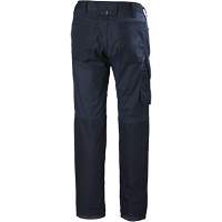 Pantalons d'entretien Oxford, Poly-coton, Bleu marin, Taille 30, Entrejambe 30 Equipex