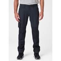 Pantalons d'entretien Oxford, Poly-coton, Bleu marin, Taille 30, Entrejambe 30 Equipex