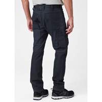 Pantalons d'entretien Oxford, Poly-coton, Bleu marin, Taille 30, Entrejambe 30 Equipex
