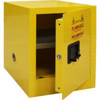Armoire pour produits inflammables, 4 gal., 1 Porte(s), 17" La x 22" h x 18" p Equipex