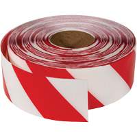 Ruban de marquage tr&egrave;s r&eacute;sistant pour plancher ArmorStripe, 3" x 100', PVC, Rouge et blanc Equipex