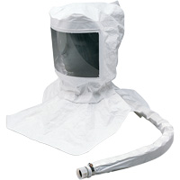 Assemblage de cagoule de rechange Tyvek sans besoin d'entretien avec suspension, Universel, Coiffe souple, Bavette Simple Equipex
