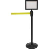 Sign Frame for Crowd Control Post, Black Equipex