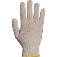 Sure Grip&reg; PVC Dotted String Knit Glove, Poly/Cotton, Single Sided, 7 Gauge, X-Small Equipex