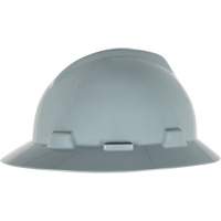Casque de s&eacute;curit&eacute; &agrave; fente et bordure compl&egrave;te V-Gard, R&eacute;pond aux normes CSA type 1, Suspension Glissement rapide, Non ventil&eacute; Equipex