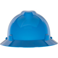 Casque de s&eacute;curit&eacute; &agrave; fente et bordure compl&egrave;te V-Gard, Suspension &agrave; douille, Non ventil&eacute; Equipex