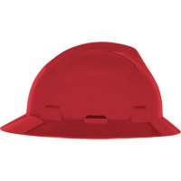 Casque de s&eacute;curit&eacute; &agrave; fente et bordure compl&egrave;te V-Gard, Suspension &agrave; douille, Non ventil&eacute; Equipex