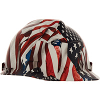 Casque de s&eacute;curit&eacute; Hydro Dip V-Gard, R&eacute;pond aux normes CSA type 1, Suspension Rochet, Non ventil&eacute; Equipex