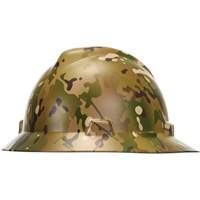 Casque de s&eacute;curit&eacute; &agrave; bordure compl&egrave;te Hydro Dip V-Gard, R&eacute;pond aux normes CSA type 1, Suspension Rochet, Non ventil&eacute; Equipex