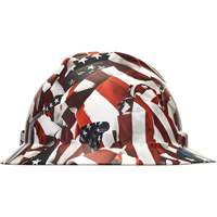 Casque de s&eacute;curit&eacute; &agrave; bordure compl&egrave;te Hydro Dip V-Gard, R&eacute;pond aux normes CSA type 1, Suspension Rochet, Non ventil&eacute; Equipex