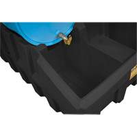 EcoPolyBlend Drum Management Base, 59" L x 49" W x 26" H, 66 US gal. Capacity Equipex
