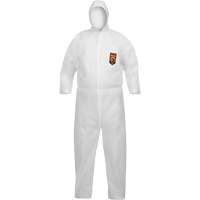 KleenGuard A40 Disposable Coveralls, Medium, White, Microporous Equipex