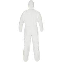 KleenGuard A40 Disposable Coveralls, Medium, White, Microporous Equipex