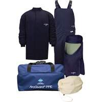 Ensemble de v&ecirc;tements petits contre l'arc &eacute;lectrique avec capuchon &agrave; lev&eacute;e avant Arcguard Revolite, 40 cal/cm² Equipex