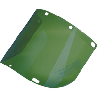 Dynamic Formed Faceshield, Polycarbonate, Green Tint Equipex