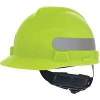 Casque de s&eacute;curit&eacute; &agrave; fentes V-Gard, R&eacute;pond aux normes CSA type 1, Suspension Rochet, Non ventil&eacute; Equipex