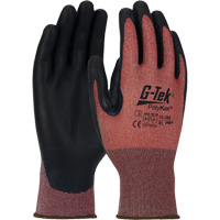 Gants r&eacute;sistants aux coupures G-Tek PolyKor X7 Neuroma, Petit, Calibre 18, Rev&ecirc;tement Polyur&eacute;thane, ASTM ANSI niveau A3/EN 388 niveau C Equipex