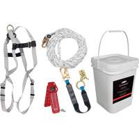 Dynamic Fall Protection Kit, Roofer's Kit Equipex