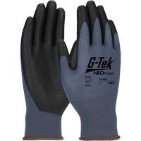 G-Tek&reg; NeoFoam&reg; Seamless Knit Coated Gloves, X-Small, Polyurethane Coating, 15 Gauge, Nylon Shell Equipex
