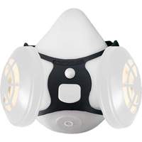 Ensemble de respirateur &agrave; demi-masque Comfort-Air 400Nx sans soupape d'expiration, &eacute;lastom&egrave;re/Caoutchouc, Petit/Moyen Equipex