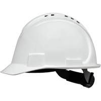 Casque de s&eacute;curit&eacute; &agrave; bordure courte North, R&eacute;pond aux normes CSA type 1, Suspension Rochet, Ventil&eacute; Equipex